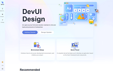 devui angular ui component library